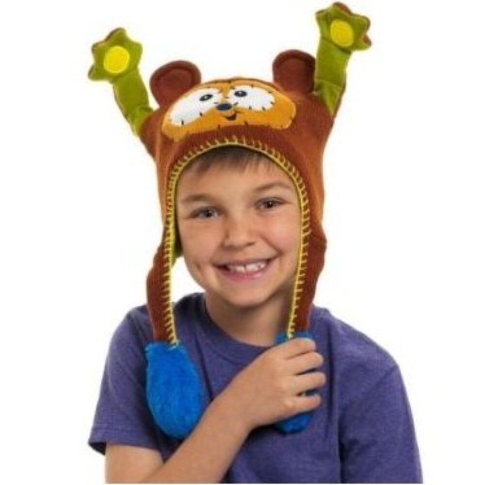 Flipeez‎ Monkey Hat Child One Size As Seen on TV Animated Hands Fun Toy